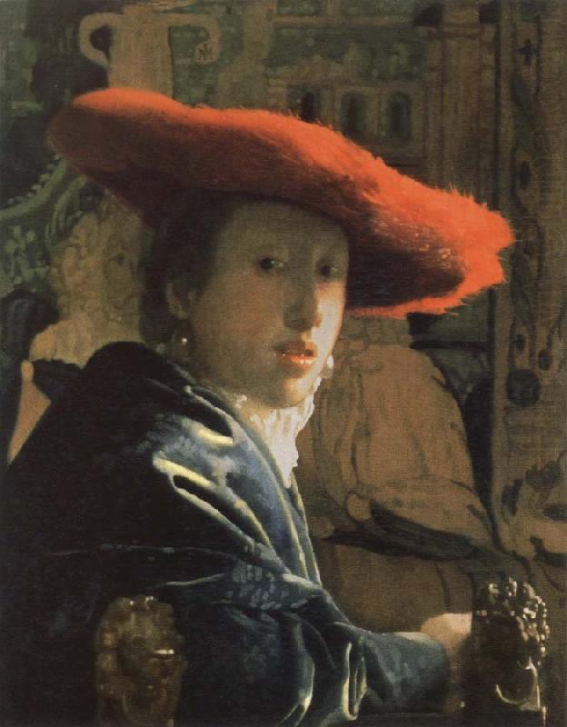 Jan Vermeer the girl with the red hat china oil painting image